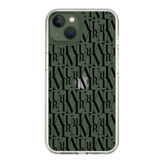 Slim Protection Case［ MURUA - Monogram - Black ］