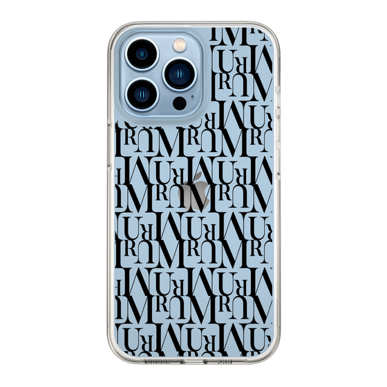 Slim Protection Case［ MURUA - Monogram - Black ］
