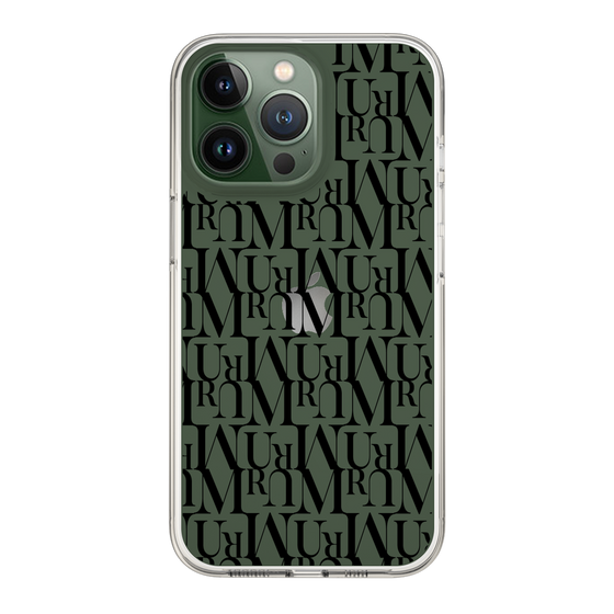 Slim Protection Case［ MURUA - Monogram - Black ］