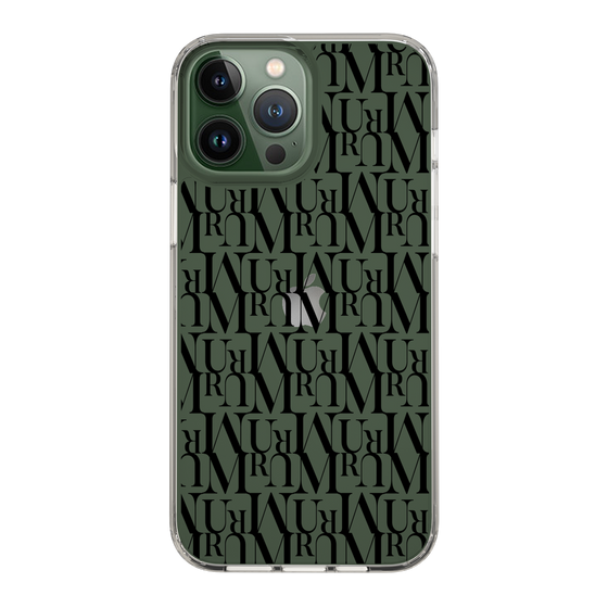 Slim Protection Case［ MURUA - Monogram - Black ］