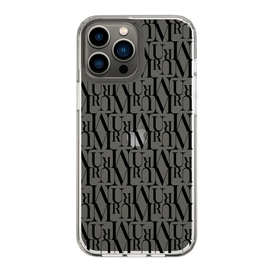 Slim Protection Case［ MURUA - Monogram - Black ］