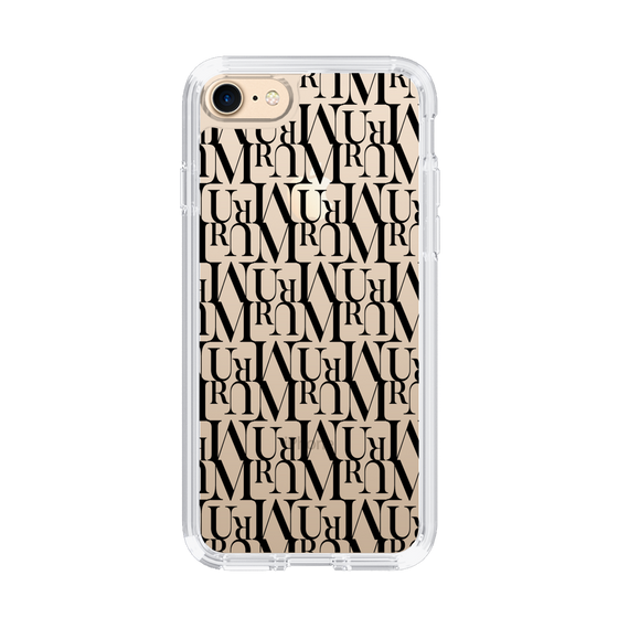 Slim Protection Case［ MURUA - Monogram - Black ］