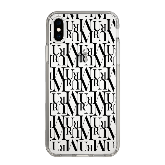 Slim Protection Case［ MURUA - Monogram - Black ］
