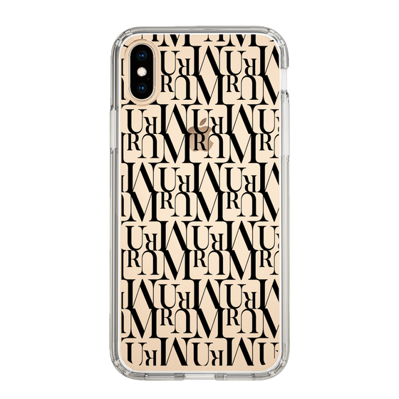 Slim Protection Case［ MURUA - Monogram - Black ］