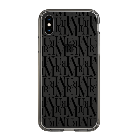 Slim Protection Case［ MURUA - Monogram - Black ］