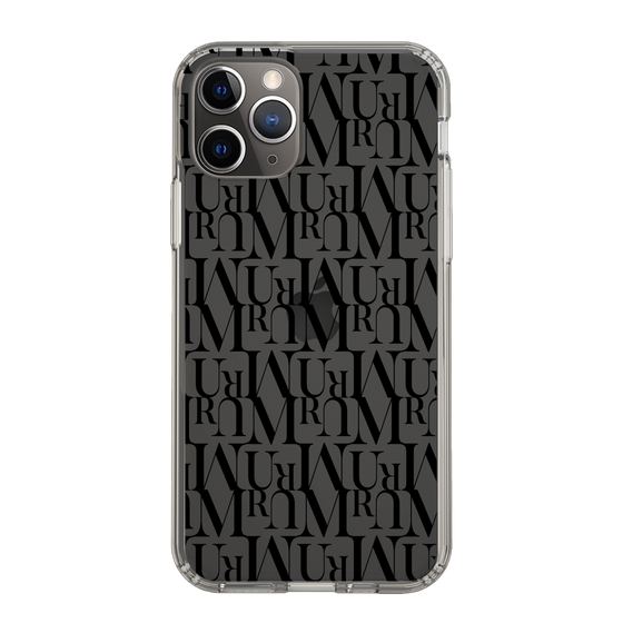 Slim Protection Case［ MURUA - Monogram - Black ］