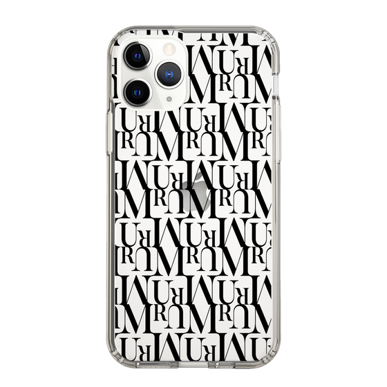 Slim Protection Case［ MURUA - Monogram - Black ］