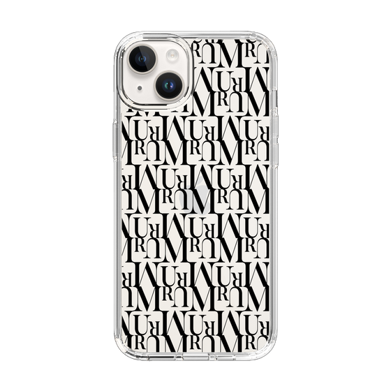 Slim Protection Case［ MURUA - Monogram - Black ］