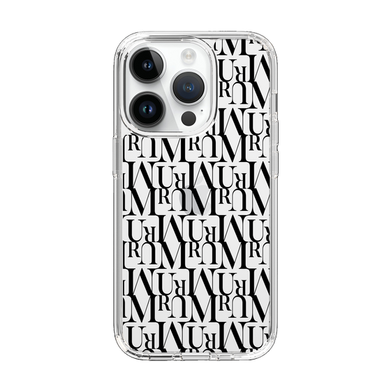 Slim Protection Case［ MURUA - Monogram - Black ］