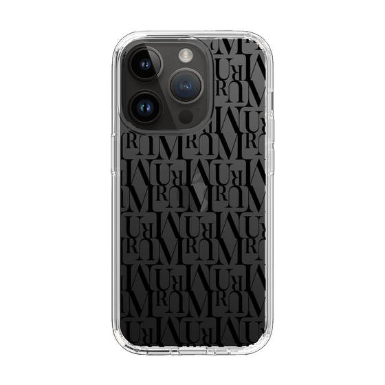 Slim Protection Case［ MURUA - Monogram - Black ］