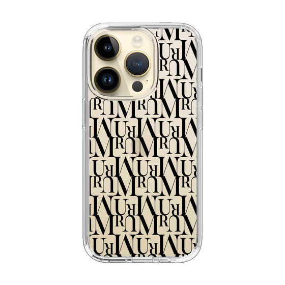 Slim Protection Case［ MURUA - Monogram - Black ］