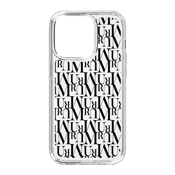 Slim Protection Case［ MURUA - Monogram - Black ］