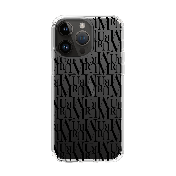 Slim Protection Case［ MURUA - Monogram - Black ］