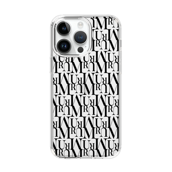 Slim Protection Case［ MURUA - Monogram - Black ］