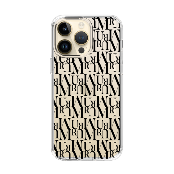 Slim Protection Case［ MURUA - Monogram - Black ］