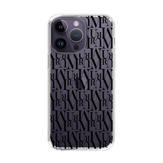 Slim Protection Case［ MURUA - Monogram - Black ］