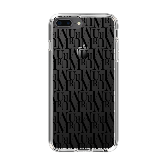 Slim Protection Case［ MURUA - Monogram - Black ］