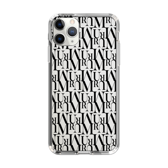 Slim Protection Case［ MURUA - Monogram - Black ］