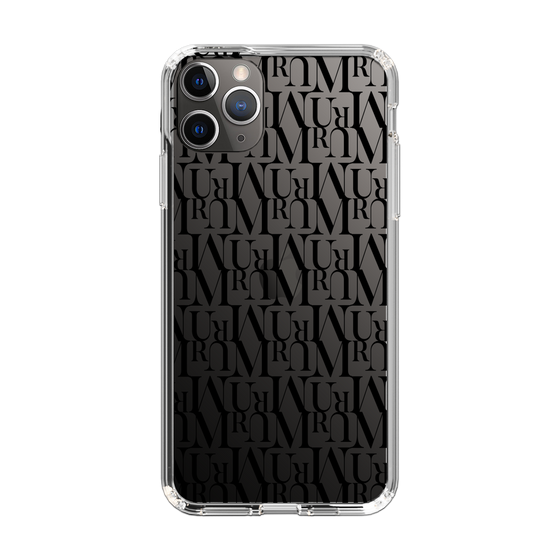 Slim Protection Case［ MURUA - Monogram - Black ］