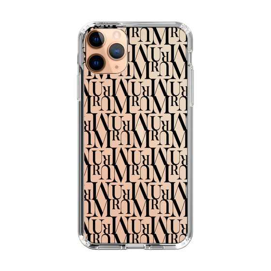 Slim Protection Case［ MURUA - Monogram - Black ］