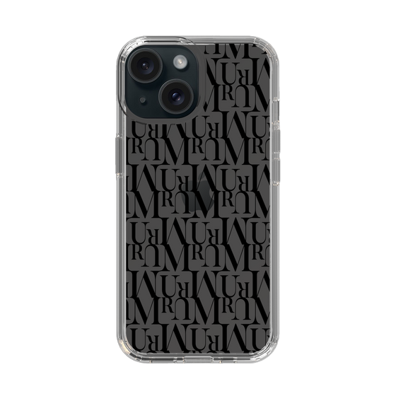 Slim Protection Case［ MURUA - Monogram - Black ］