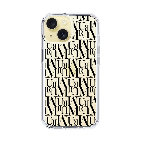 Slim Protection Case［ MURUA - Monogram - Black ］
