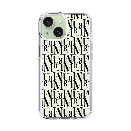 Slim Protection Case［ MURUA - Monogram - Black ］
