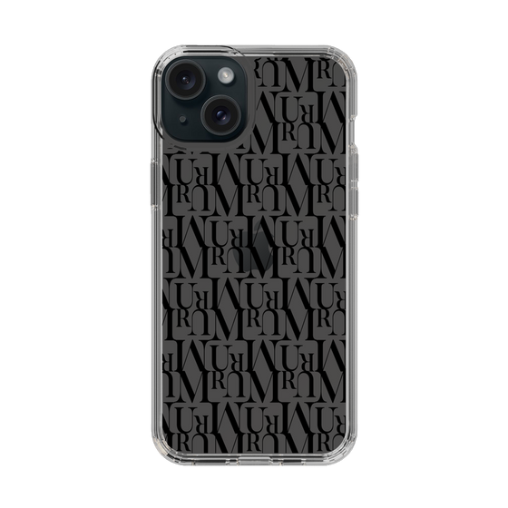Slim Protection Case［ MURUA - Monogram - Black ］
