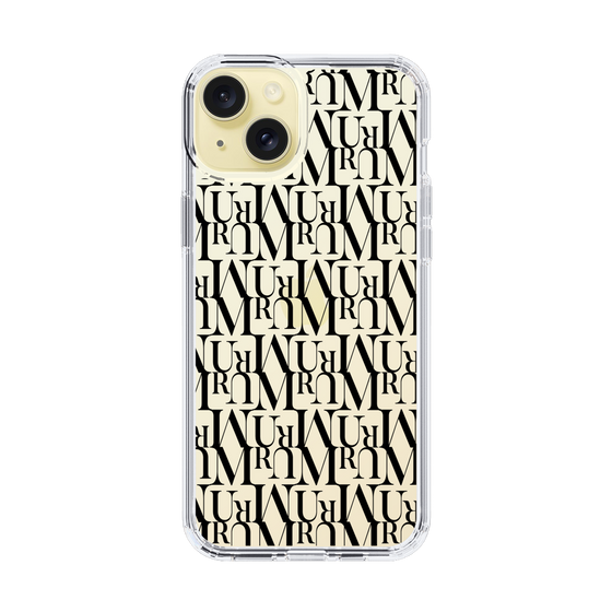 Slim Protection Case［ MURUA - Monogram - Black ］