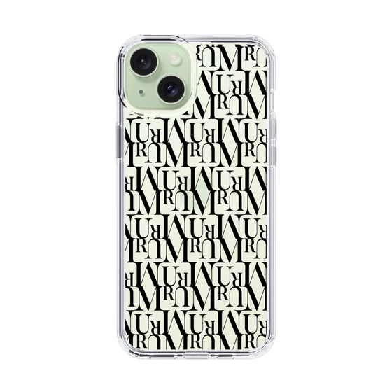 Slim Protection Case［ MURUA - Monogram - Black ］