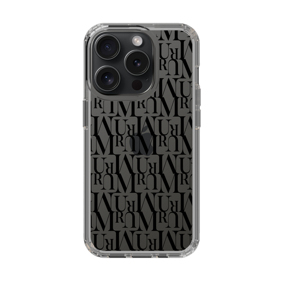 Slim Protection Case［ MURUA - Monogram - Black ］