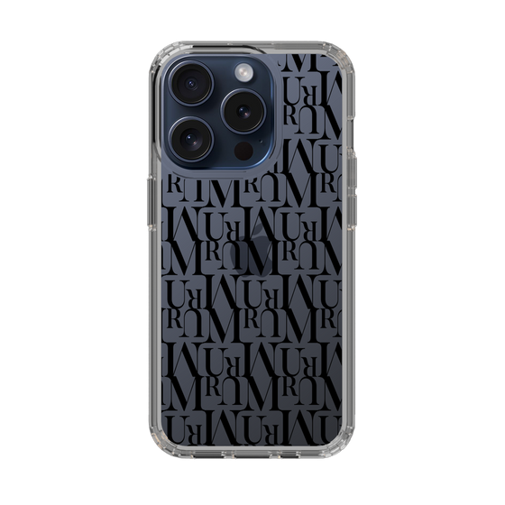 Slim Protection Case［ MURUA - Monogram - Black ］