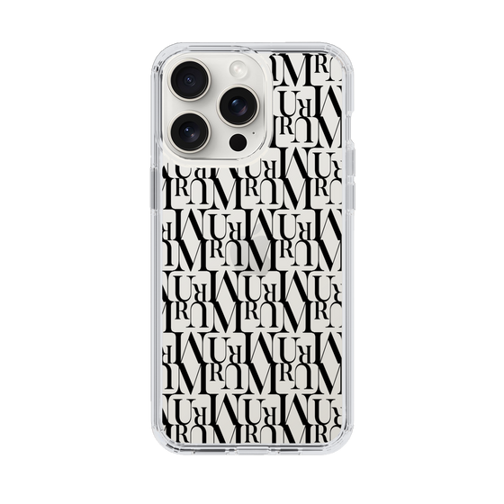 Slim Protection Case［ MURUA - Monogram - Black ］