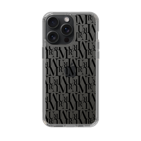 Slim Protection Case［ MURUA - Monogram - Black ］