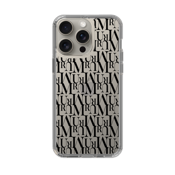 Slim Protection Case［ MURUA - Monogram - Black ］