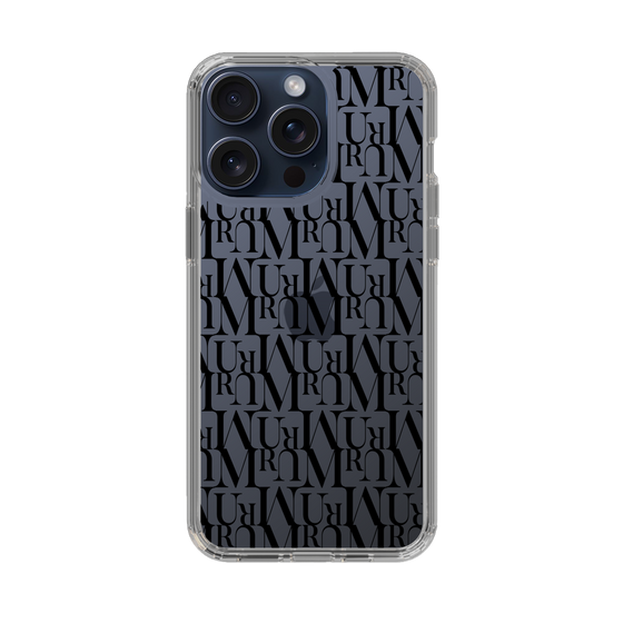 Slim Protection Case［ MURUA - Monogram - Black ］