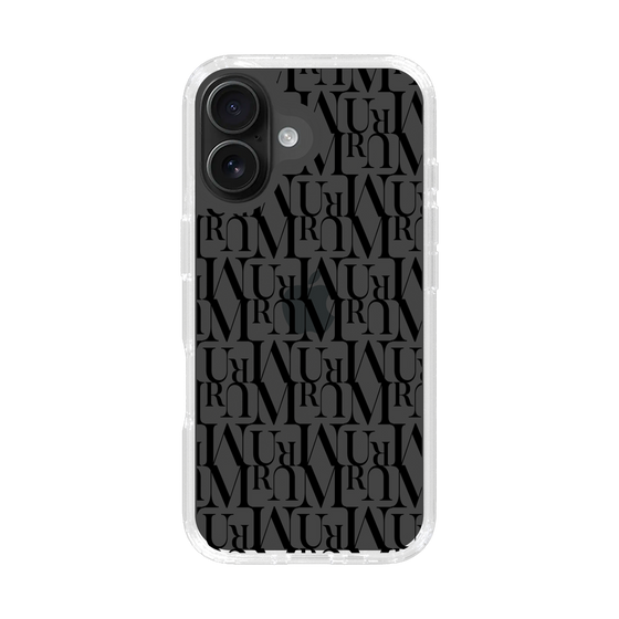 Slim Protection Case［ MURUA - Monogram - Black ］