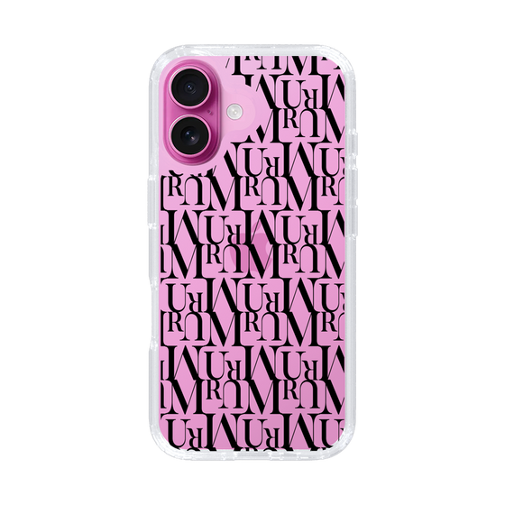 Slim Protection Case［ MURUA - Monogram - Black ］