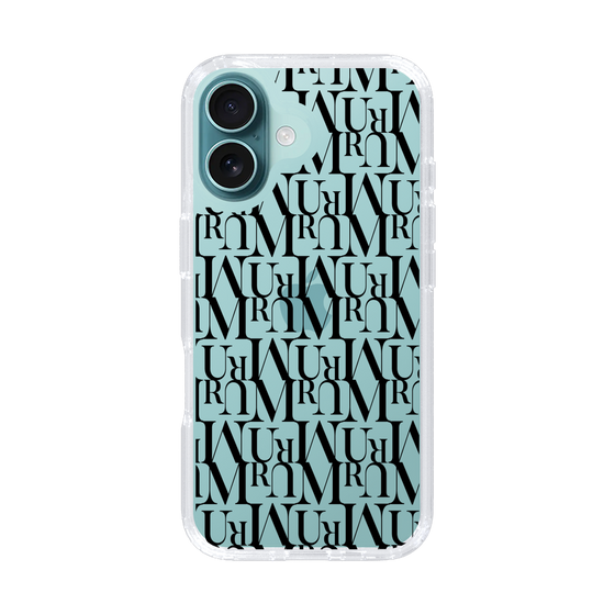 Slim Protection Case［ MURUA - Monogram - Black ］