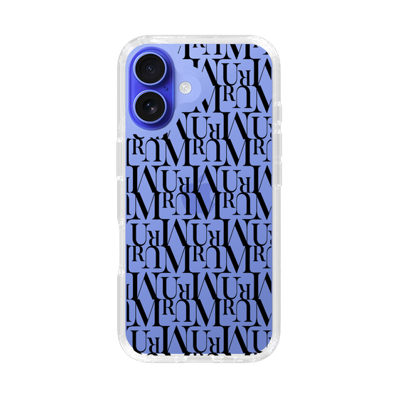 Slim Protection Case［ MURUA - Monogram - Black ］