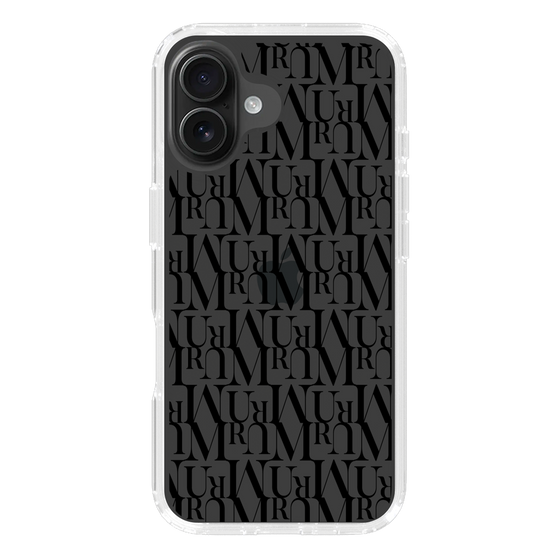 Slim Protection Case［ MURUA - Monogram - Black ］