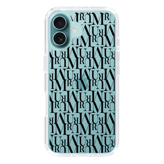 Slim Protection Case［ MURUA - Monogram - Black ］