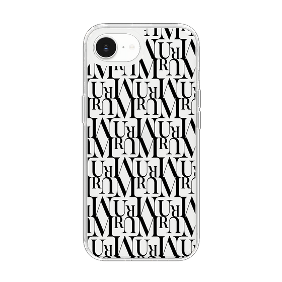Slim Protection Case［ MURUA - Monogram - Black ］