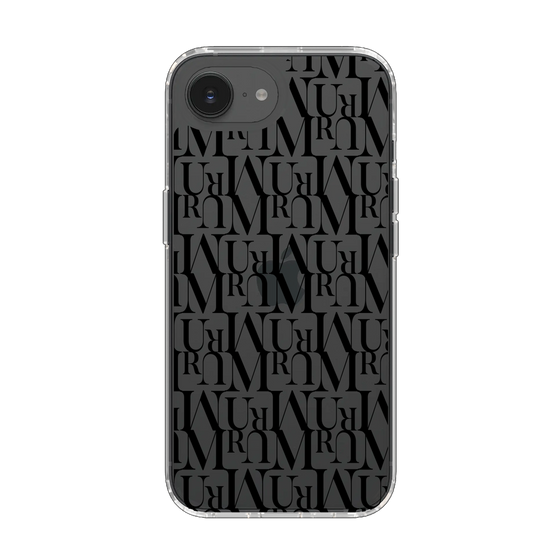 Slim Protection Case［ MURUA - Monogram - Black ］