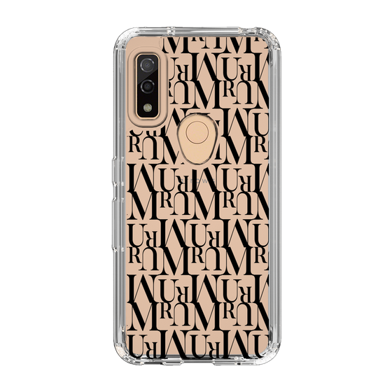 Slim Protection Case［ MURUA - Monogram - Black ］