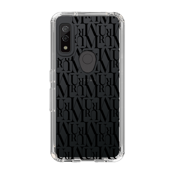 Slim Protection Case［ MURUA - Monogram - Black ］