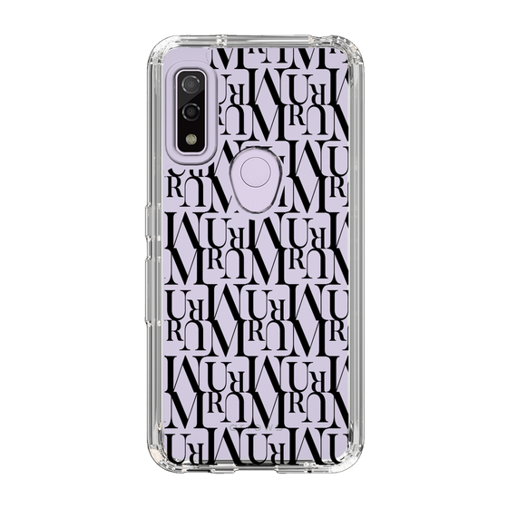 Slim Protection Case［ MURUA - Monogram - Black ］