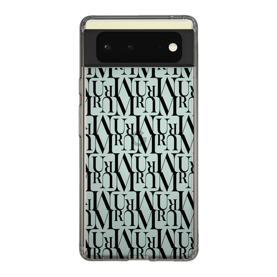 Slim Protection Case［ MURUA - Monogram - Black ］