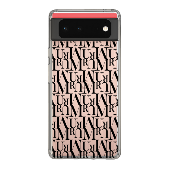 Slim Protection Case［ MURUA - Monogram - Black ］