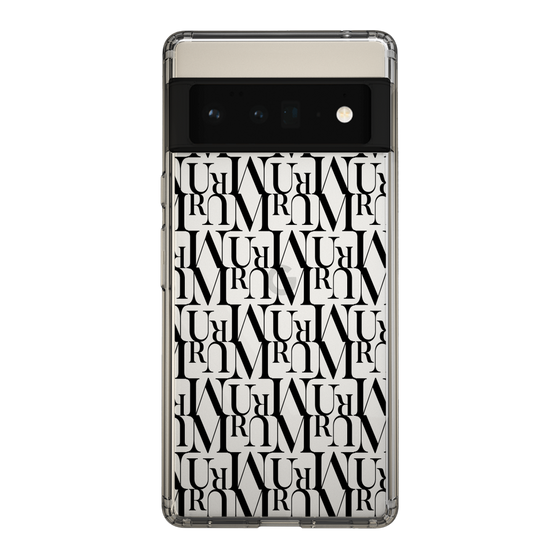 Slim Protection Case［ MURUA - Monogram - Black ］